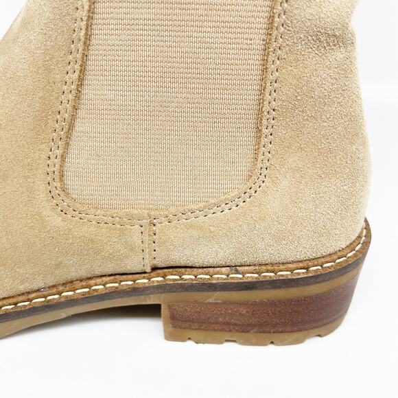 Steve Madden Women's Leopold Chelsea Boot Tan Suede Size 5.5M - Picture 14 of 15